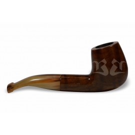 Cachimbo Bertoldi Elite Natural Curvo Peça Única